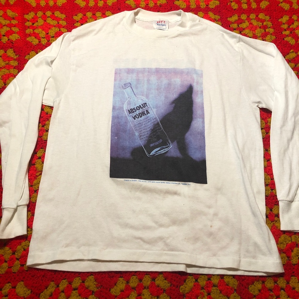 Vintage 1990’s Absolut Vodka long sleeve t-shirt